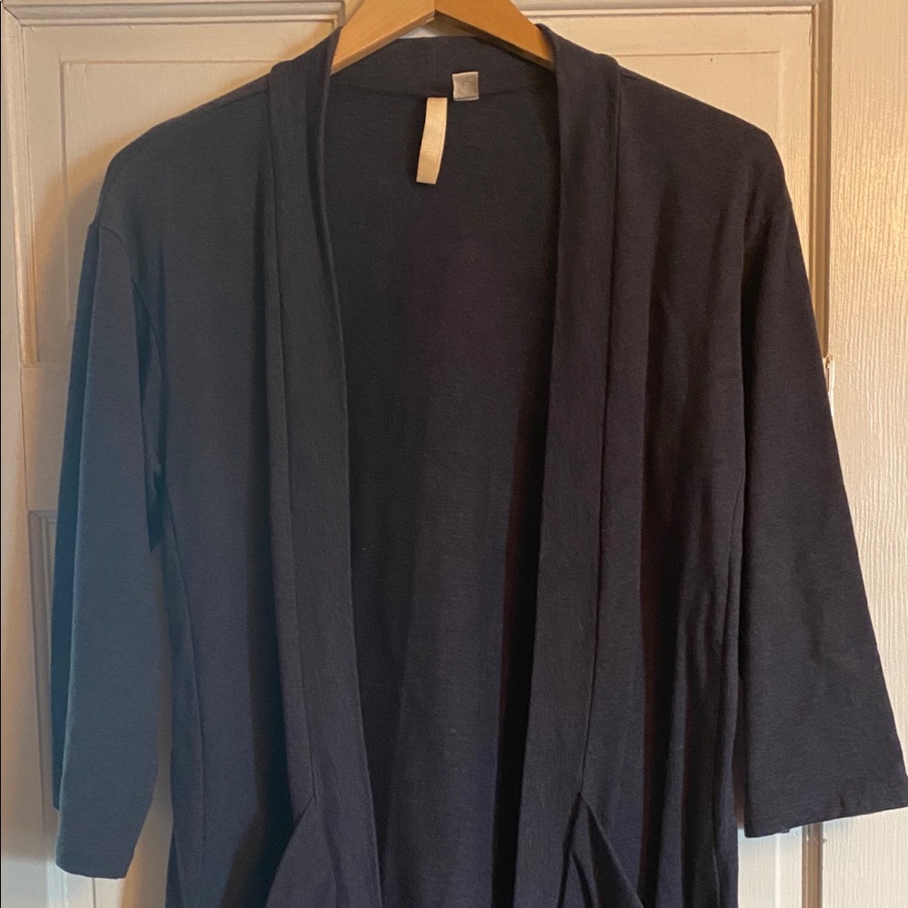 Vintage Pure Jill Kimono cardigan. Blue heather.